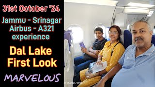 31102024 jammuairport jammusrinagarflight dallakesrinagar dallakenight airbusa321 [upl. by Cyrille]