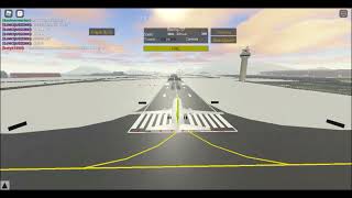 Runway Breakup  AIRES flight 8250 crash animation in PTFS [upl. by Eward]