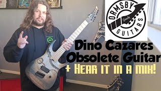 Ormsby Dino Cazares Obsolete Guitar Unboxing  Hear it in a mix [upl. by Robena]