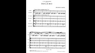 Ravel Boléro Score [upl. by Nevai]