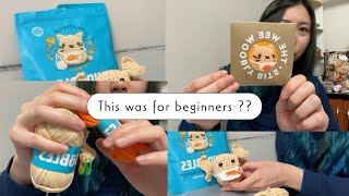 I tried to make Nico Woobles crochet kit [upl. by Hosbein]