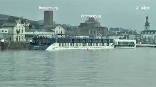 Rüdesheim  Annäherung mit Fähre [upl. by Ennayd]