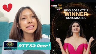 Was too hard to watch  Bigg Boss OTT S3 Finale [upl. by Aniluj]