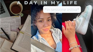 VLOG UN GIORNO CON ME IN SESSIONE ESTIVA 🥵💪🏽  productive study day funny food AP [upl. by Er]