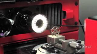 Video Measurement on an Optical Comparator [upl. by Gawlas]