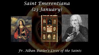 Saint Emerentiana 23 January Butlers Lives of the Saints [upl. by Bum]