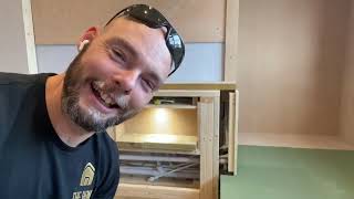 Day 12 Bathroom Fit Laminate Flooring amp How To Fit It [upl. by Nodab]