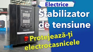 Protejeazăți electrocasnicele  Stabilizator de tensiune Well Constant 1500  Prompt Service Clima [upl. by Staley754]