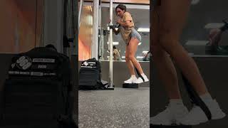 Glute max cable kickbacks SLOW eccentric [upl. by Leissam669]