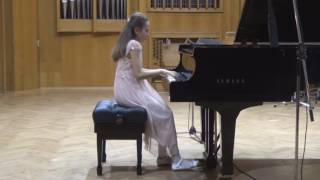 Schumann op 124 No 5  Fantastic Dance Elena Kindalova  piano 11 yo [upl. by Lraep]