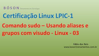 Comando sudo  Usando aliases e grupos com o visudo  Linux  03 [upl. by Elson]