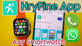 Hryfine App Smartwatch Connect To Phone  hryfine App Ko Connect Kaise Kare  Hryfine App How To Use [upl. by Gonzalo]