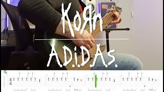 Korn  ADIDAS  Guitar Cover   TABS [upl. by Sweet]