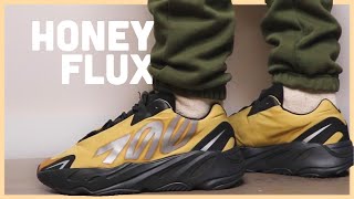 YEEZY 700 MNVN Honey Flux Review  On Foot [upl. by Gina]