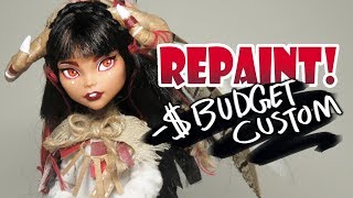 Repaint Budget Customizing How to make custom dolls for super cheap [upl. by Enneillij]