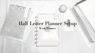 Half Letter Discbound Planner Setup [upl. by Alikee]