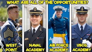 Every US Military Service Academy Explained What are they like [upl. by Ahel]