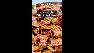 Irresistible stir fried beef1Irresistible StirFried Beef Quick and Flavorful Recipe with BBQ Sauce [upl. by Billen]