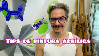 2 tips claves de PINTURA ACRÃLICA ðŸŽ¨ [upl. by Neimad]