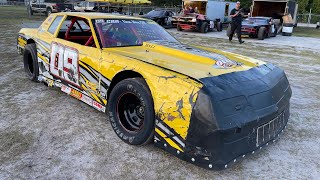 Auburndale Speedway Street Stock Feature Donnie Ollie Jr 6124 [upl. by Alleunamme]