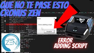 Error al Agregar Scripts en Zen Studio 32Bit [upl. by Haliehs]