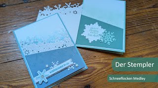 Schneeflocken Medley  Der Stempler  Stampin Up [upl. by Einafpets]