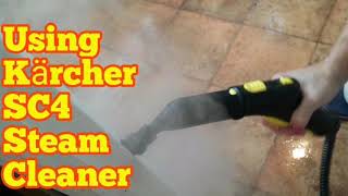 Amazing Kärcher SC4 Steam Cleaner  Cleaning A Dirty Kitchen Part 1 [upl. by Eelyk]