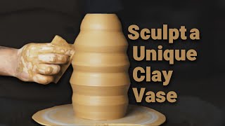 Easy Pottery Wheel Tutorial Making a Unique Clay Vase [upl. by Niddala146]