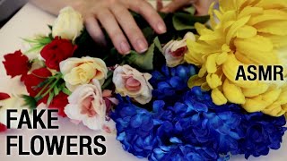 ASMR Rustling Fake Flowers NO TALKING [upl. by Neeruan]