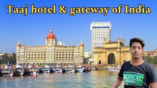 😍Mumbai Taaj hotel amp gateway of India and marine line Mumbai csmt Shiva vlog mzp ❣️ [upl. by Gusta600]