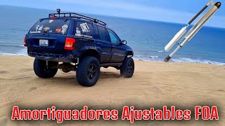 Amortiguadores Ajustables FOA  Offroad Tijuana [upl. by Yslehc]