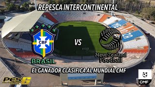 PES6  BRASIL vs NUEVA ZELANDA REPESCA INTERCONTINENTAL [upl. by Itsyrc257]