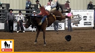 Bareback Bronc Riding  2023 ABC Pro Rodeo [upl. by Adranoel]