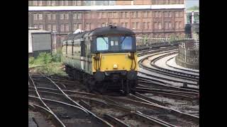 Trains pass Wandsworth Road 17 September 1998 [upl. by Libbey]