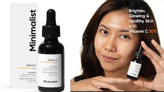 How to use minimalist vitamin c serum [upl. by Enaujed]