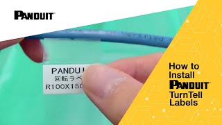 How to Install Panduit TurnTell Labels [upl. by Ainattirb]