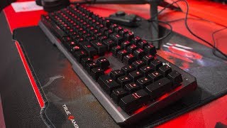 MSI GK60 amp GK80  Computex 2018 [upl. by Ecnadnak]