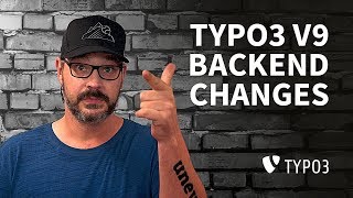 Tech Tip  TYPO3 v9 Backend Changes [upl. by Nahs]