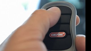 Genie 3 Button Remote Programming Replaces Old Style Remotes [upl. by Hitchcock414]