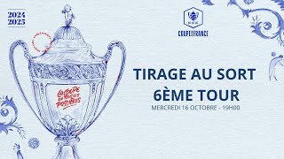 Tirage au sort du 6ème tour Coupe de France [upl. by Ancelin]