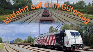 Mitfahrt auf dem Güterzug durch Niedersachsen und Hessen mit dem Lokomotion KLV [upl. by Yzeerb]