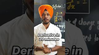 Derivative in 20 minutes Revision M1 maths derivatives k2institute [upl. by Beatriz]