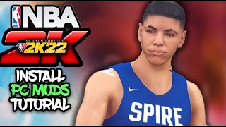 NBA 2K22 PC  How to install mods Updated Tutorial Hook tool by Looyh [upl. by Brandi]