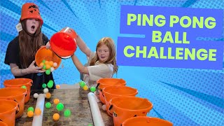 THE MOST EPIC Ping Pong Ball Challenge EVER [upl. by Sanford]