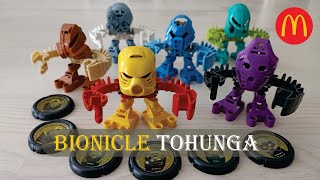 Lego Bionicle Tohunga  colección completa McDonalds 2001 REVIEW bionicle mcdonalds lego [upl. by Johen]