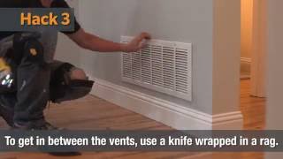 How To Clean Air Vents  Home Hacks [upl. by Nylyahs387]