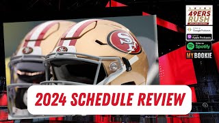 Recap 49ers 2024 Schedule has been released Listen to John go through game by game [upl. by Nerw]