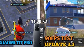 XIAOMI 11T PRO GRAPHICS TESTMI 11T PRO 90FPS REVIEW  4 FINGER GYROSCOPE amp PUBG MOBILE BGMI [upl. by Anitsuga850]