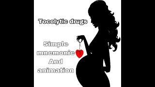 Tocolytic Drug simple mnemonic and animation DrQamar Ali [upl. by Delainey]