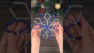 DIY pipe cleaner Snowflake [upl. by Suvart353]